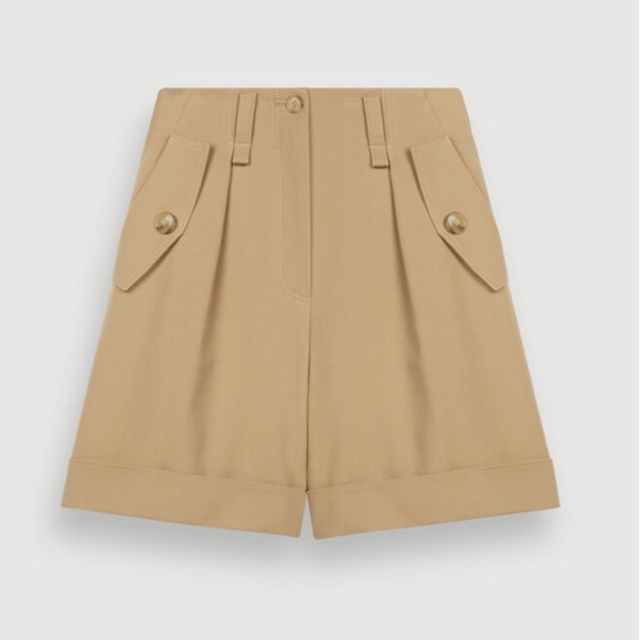 MAJE Bakino Cropped Jacket & Short Set - Picture 4 of 4